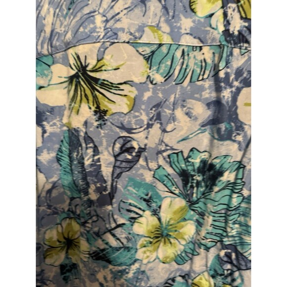 Carribean Joe Men's Casual Button-Up Shirt Size Large Tropical (W36) - Picture 9 of 10